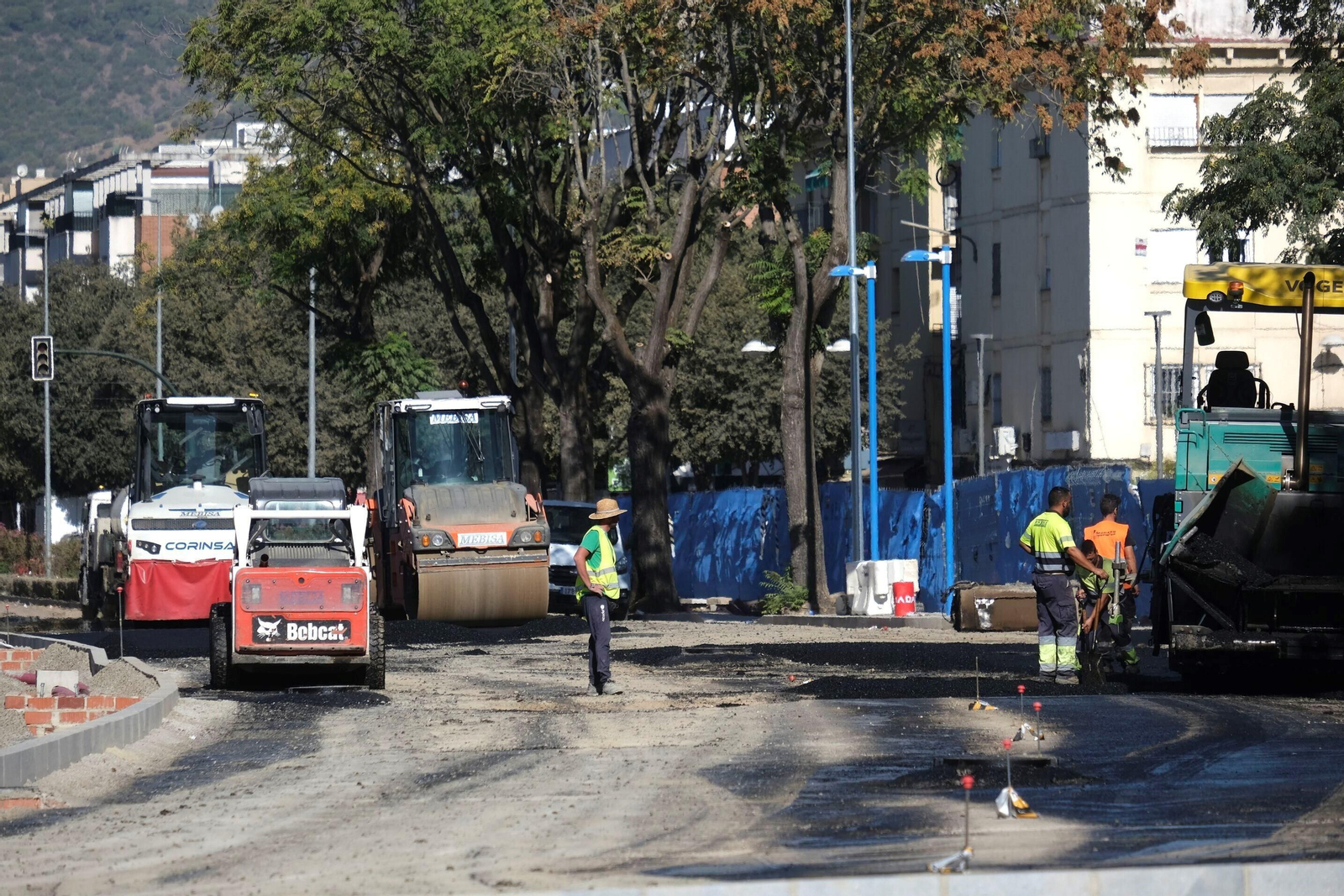 Las obras de la avenida de Trassierra, en imágenes