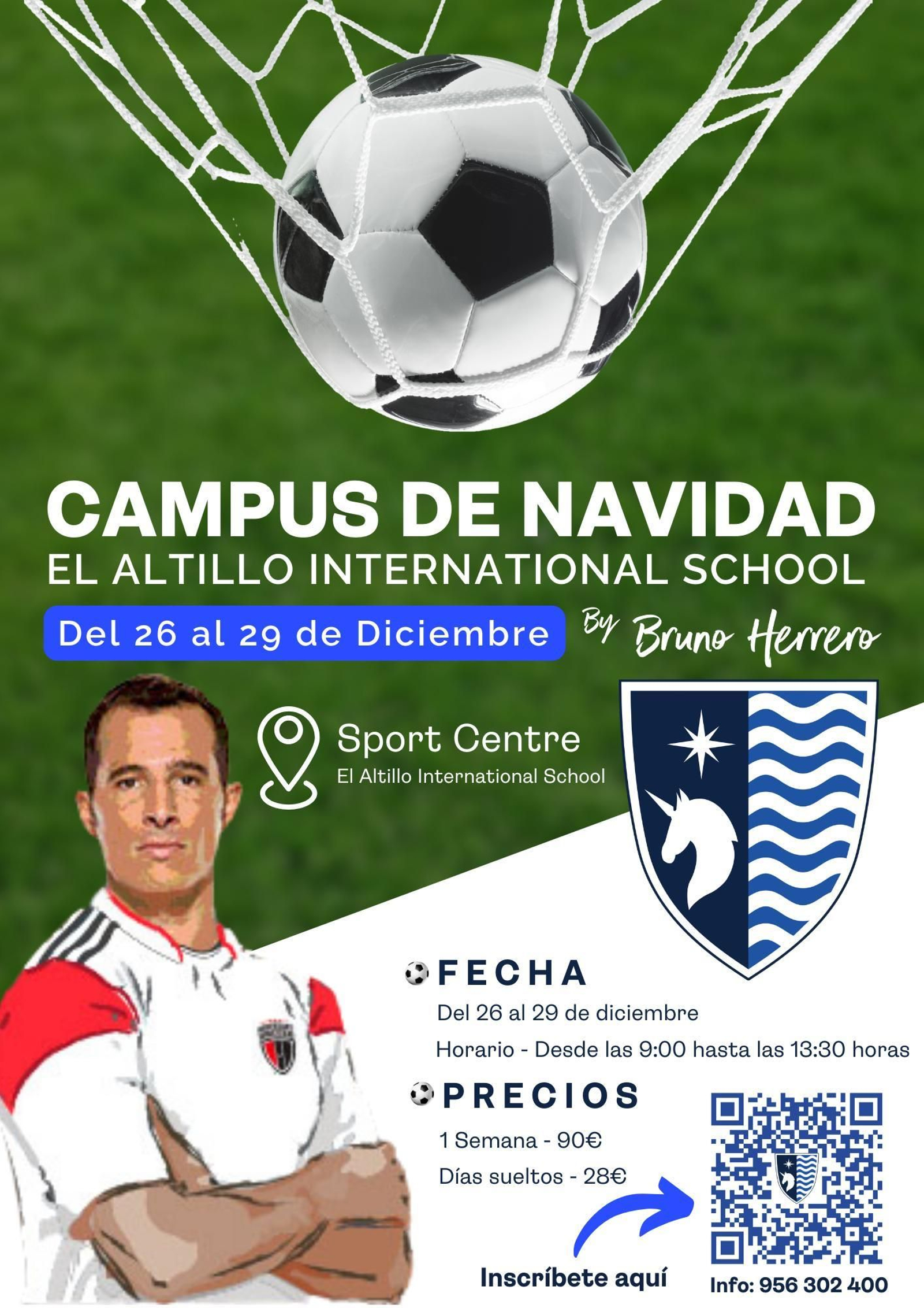 Cartel del Campus que imparte Bruno Herrero.