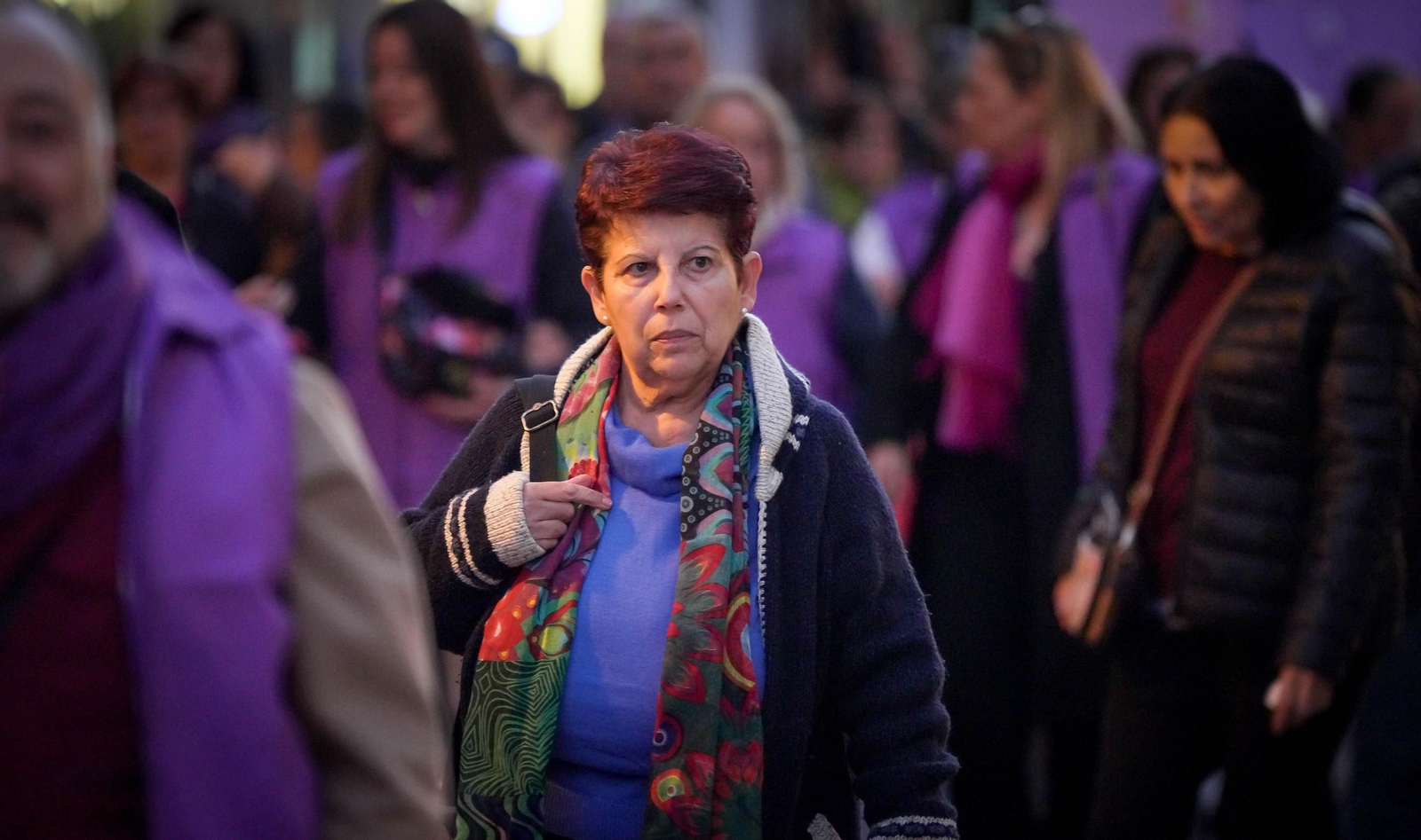 Manifestación por el 25-N en Jerez