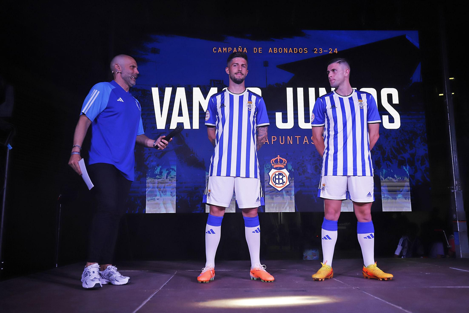Imágenes de las nuevas equipaciones del Recreativo de Huelva para la temporada 2023/24