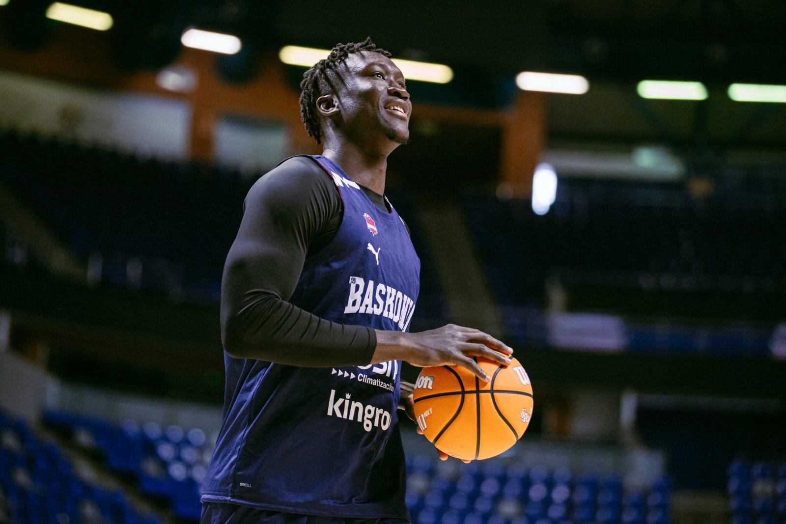 Baskonia ensaya en el Carpena horas antes de medirse al Unicaja