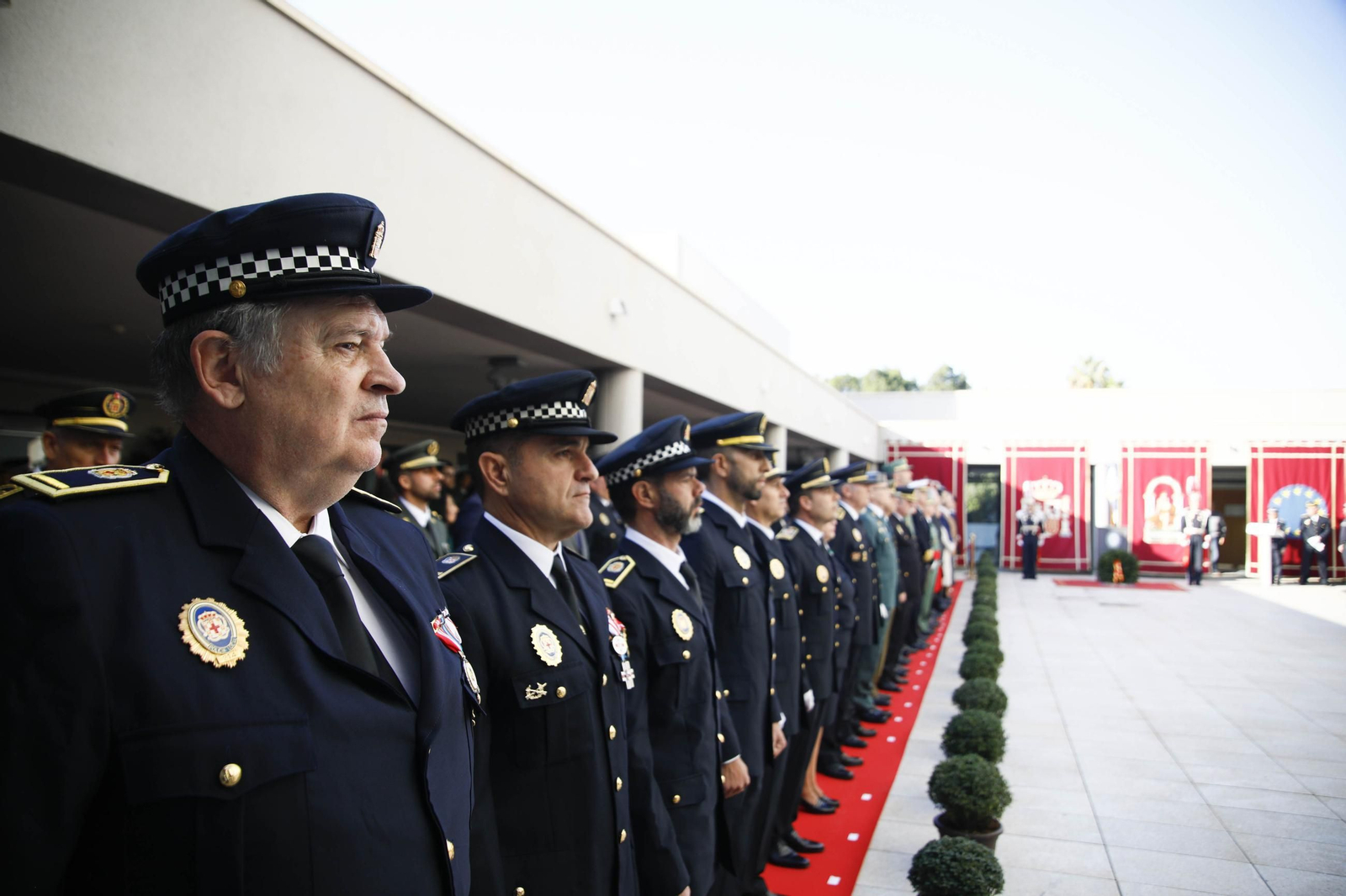Las imágenes del acto institucional de la Policía Local de Almería con motivo de la festividad de su patrón, San Esteban