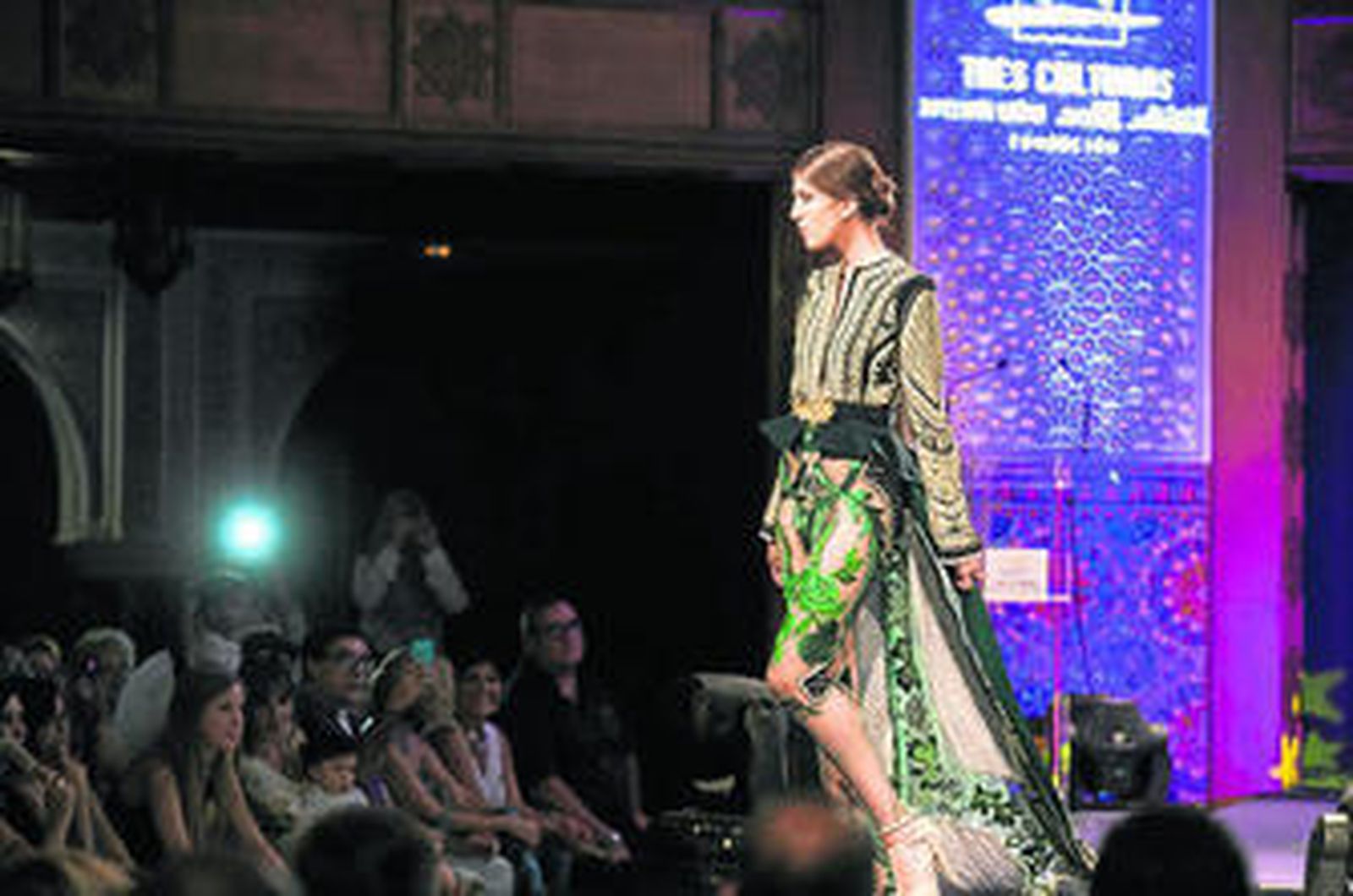 Uno de los momentos del desfile en el Pabellón de Hassan II.