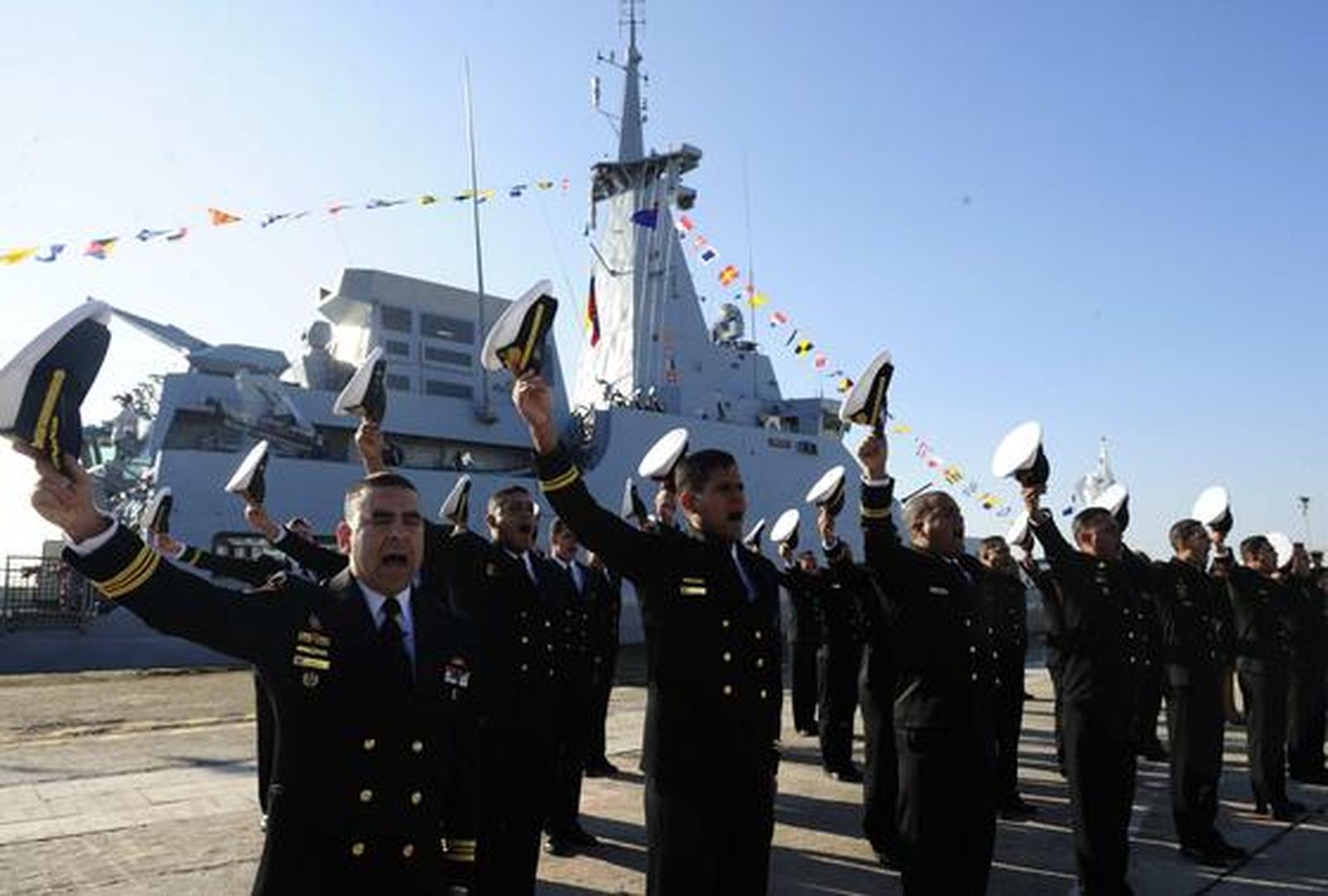 Navantia entrega el buque de Vigilancia Litoral Naiguatá a la Armada de Venezuela. 

Foto: Elias Pimentel