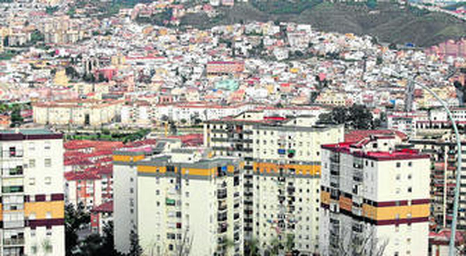 Vista del distrito de Palma-Palmilla.