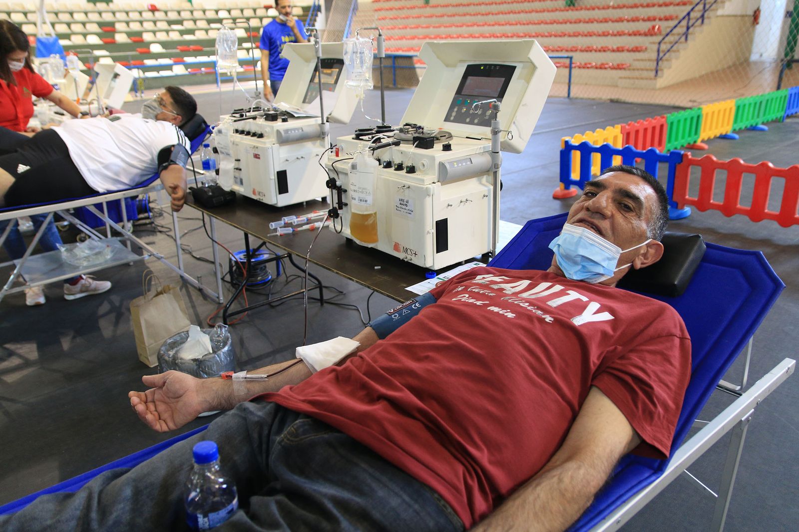 El pabellón Rafael Florido acoge el récord de donantes de sangre