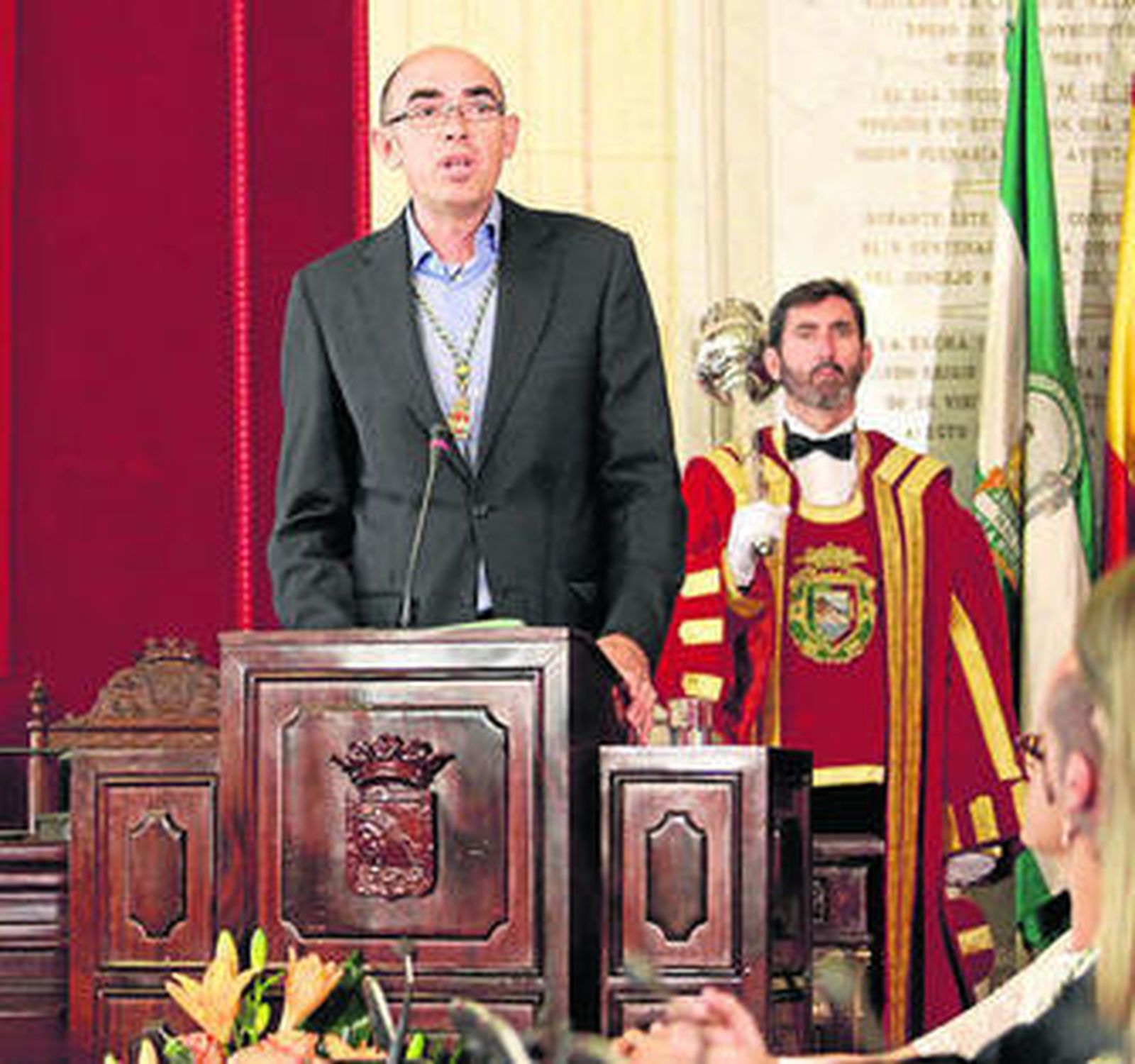 Eduardo Zorrilla, en su intervención en el Pleno de investidura.