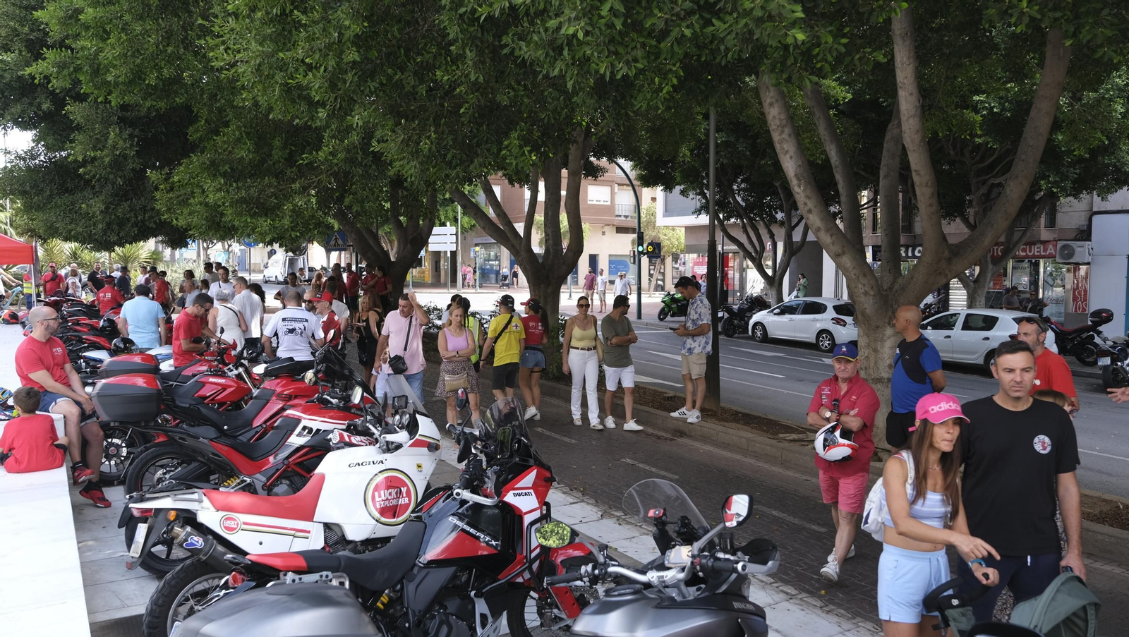 Exposición de motos antiguas y Ducatis en la Feria de Almería 2025, en imágenes