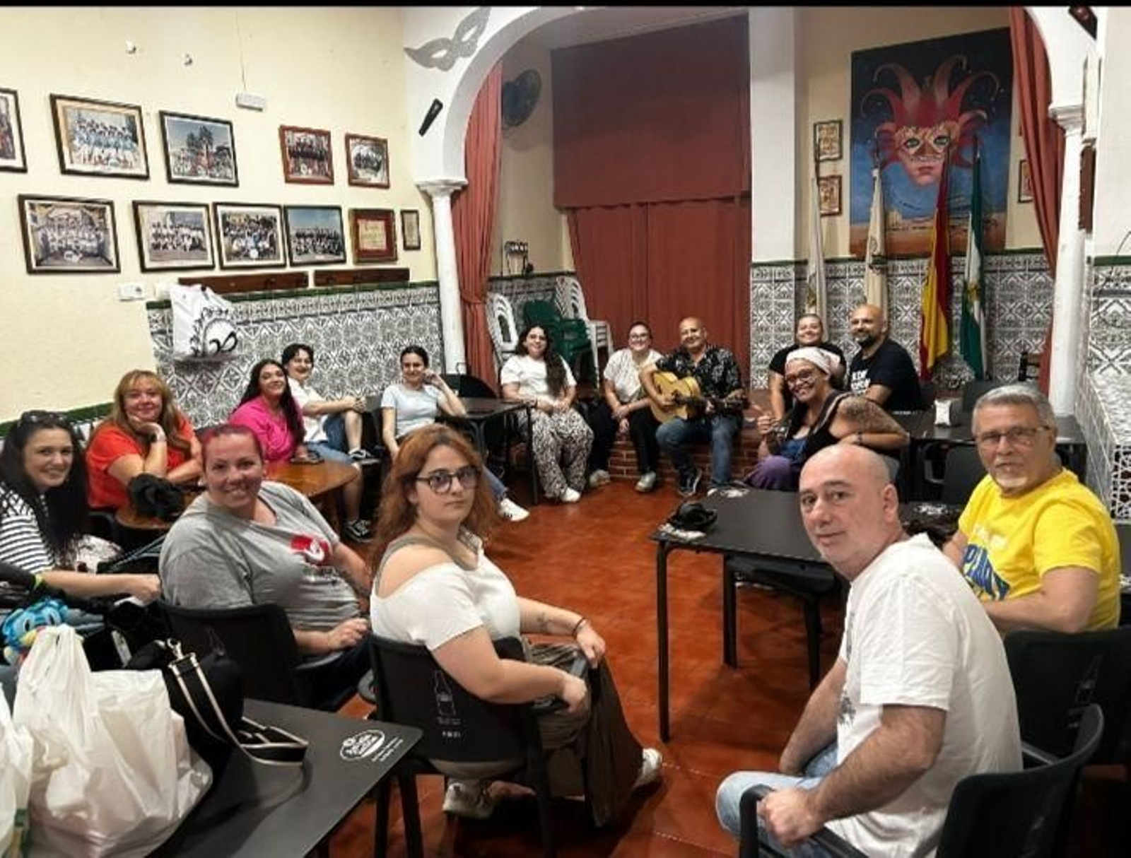 La comparsa 'Las lobas'.