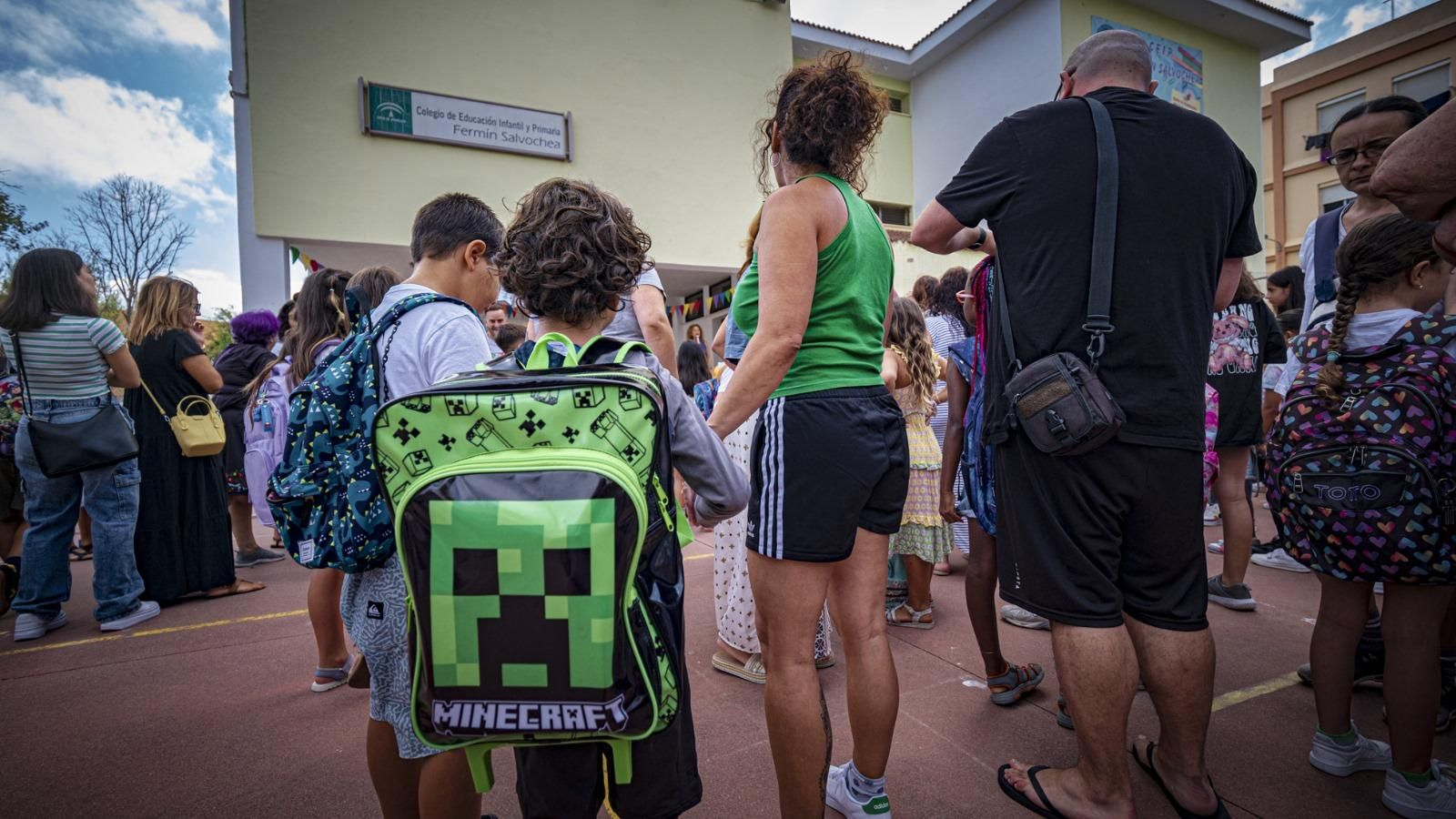 Los niños vuelven al cole en el CEIP Fermín Salvochea de Cádiz para el curso 2024-2025 Los niños vuelven al cole en el CEIP Fermín Salvochea de Cádiz para el curso 2024-2025