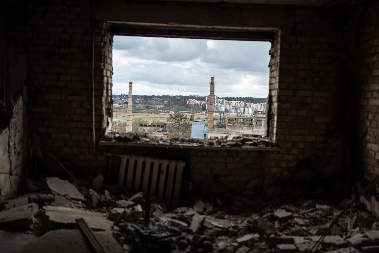 La crónica de dos onubenses en la guerra de Ucrania, en imágenes