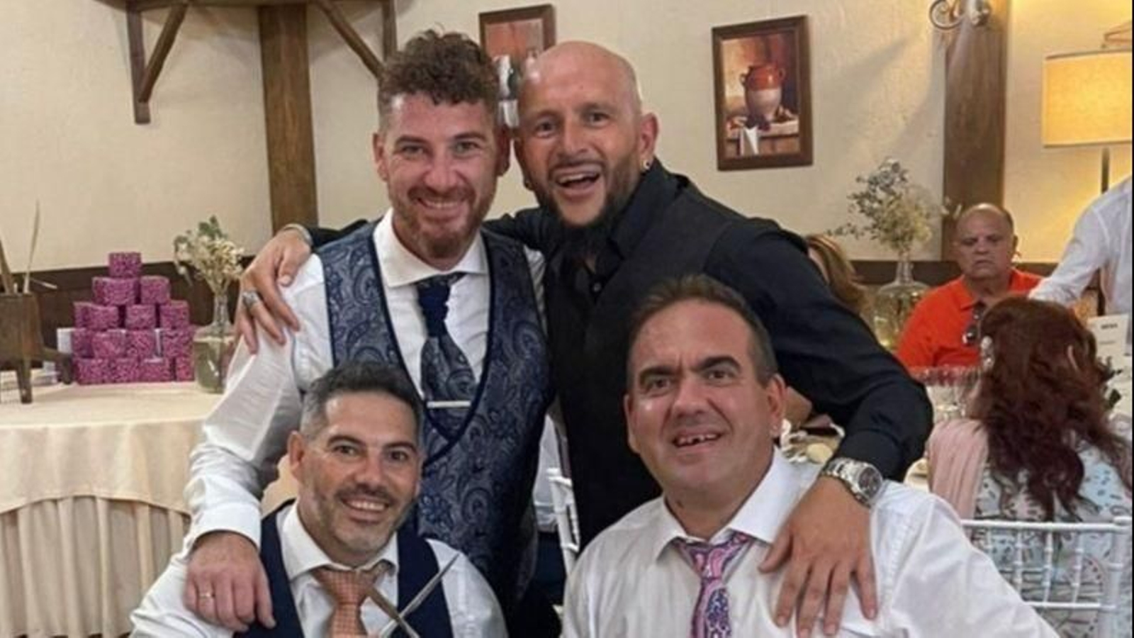 El cuarteto 'Los tres cuarteteros y un aprendiz porculero'.