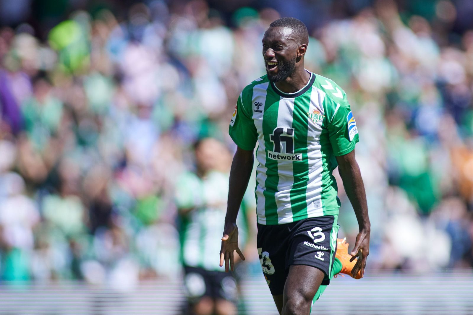 El lateral Sabaly, en un partido del Betis de esta temporada.