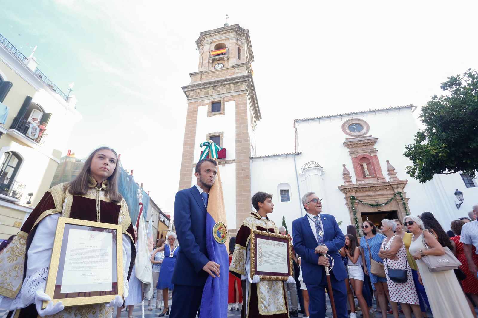 Procesión de la Virgen de la Palma, en imágenes