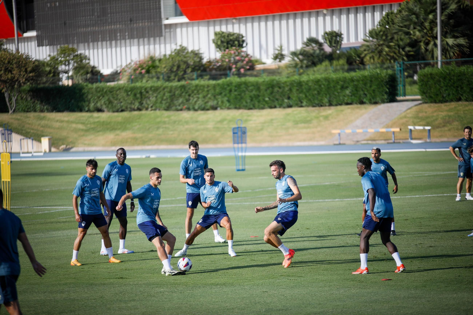 Primer entrenamiento pretemporada del Almería, en imágenes