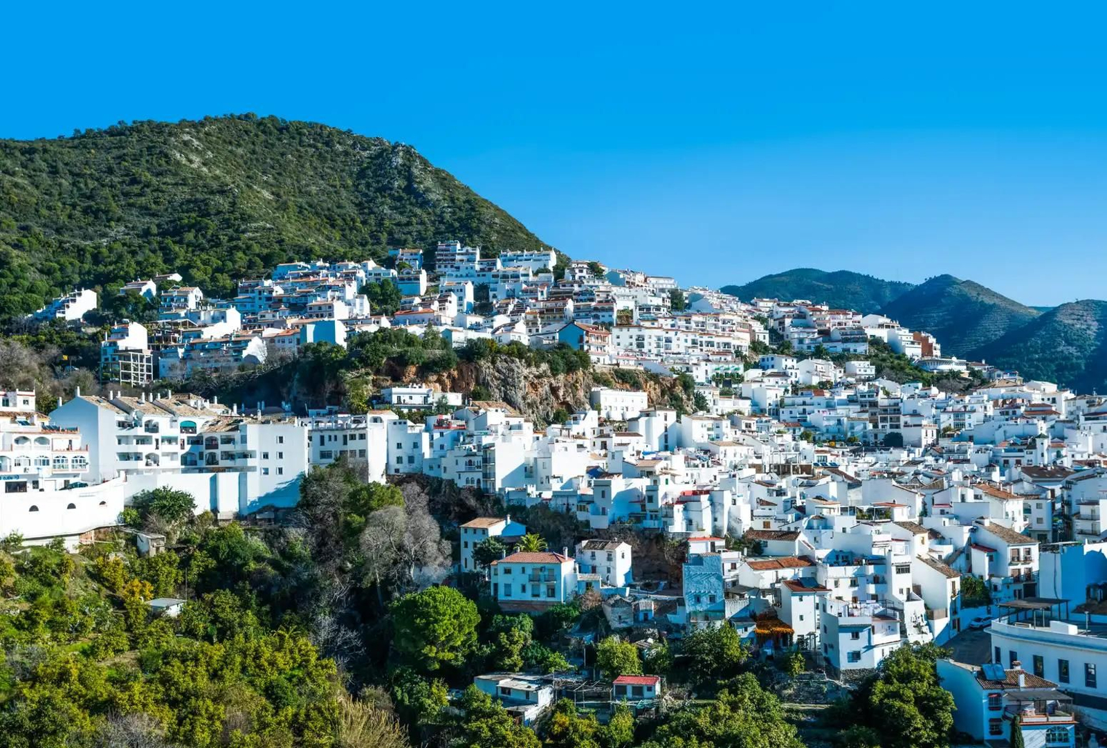 Una panorámica de Ojén.