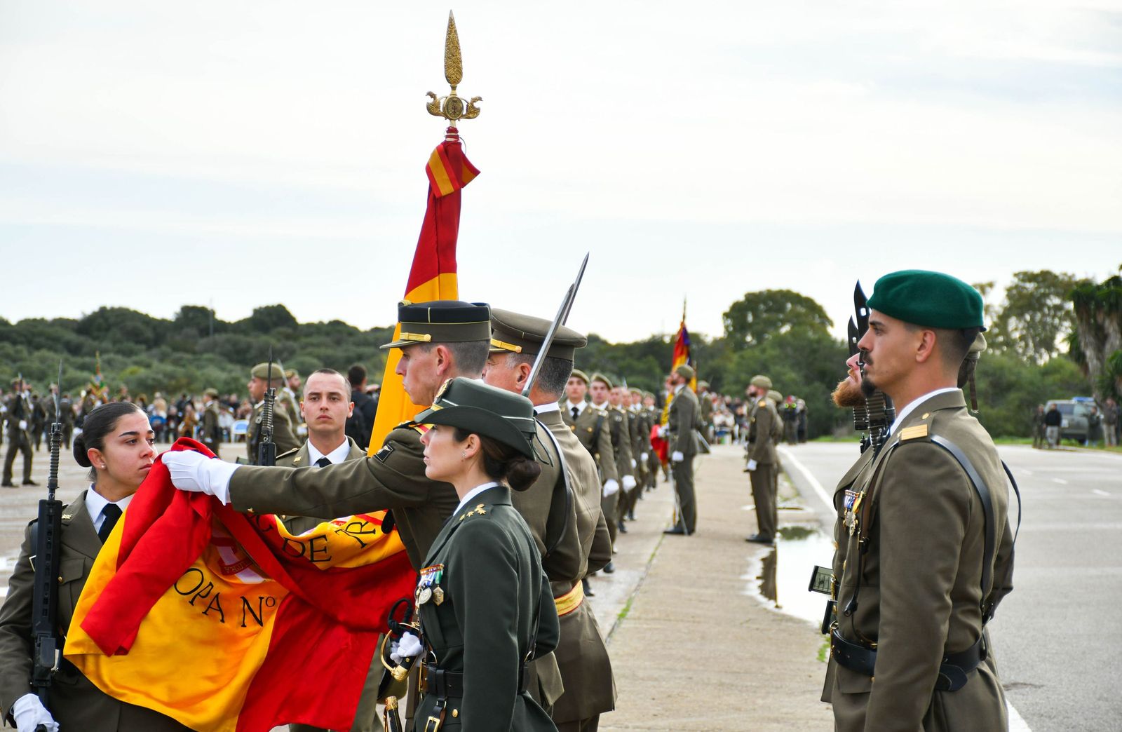Jura de bandera en el CEFOT-2 de San Fernando: las imágenes