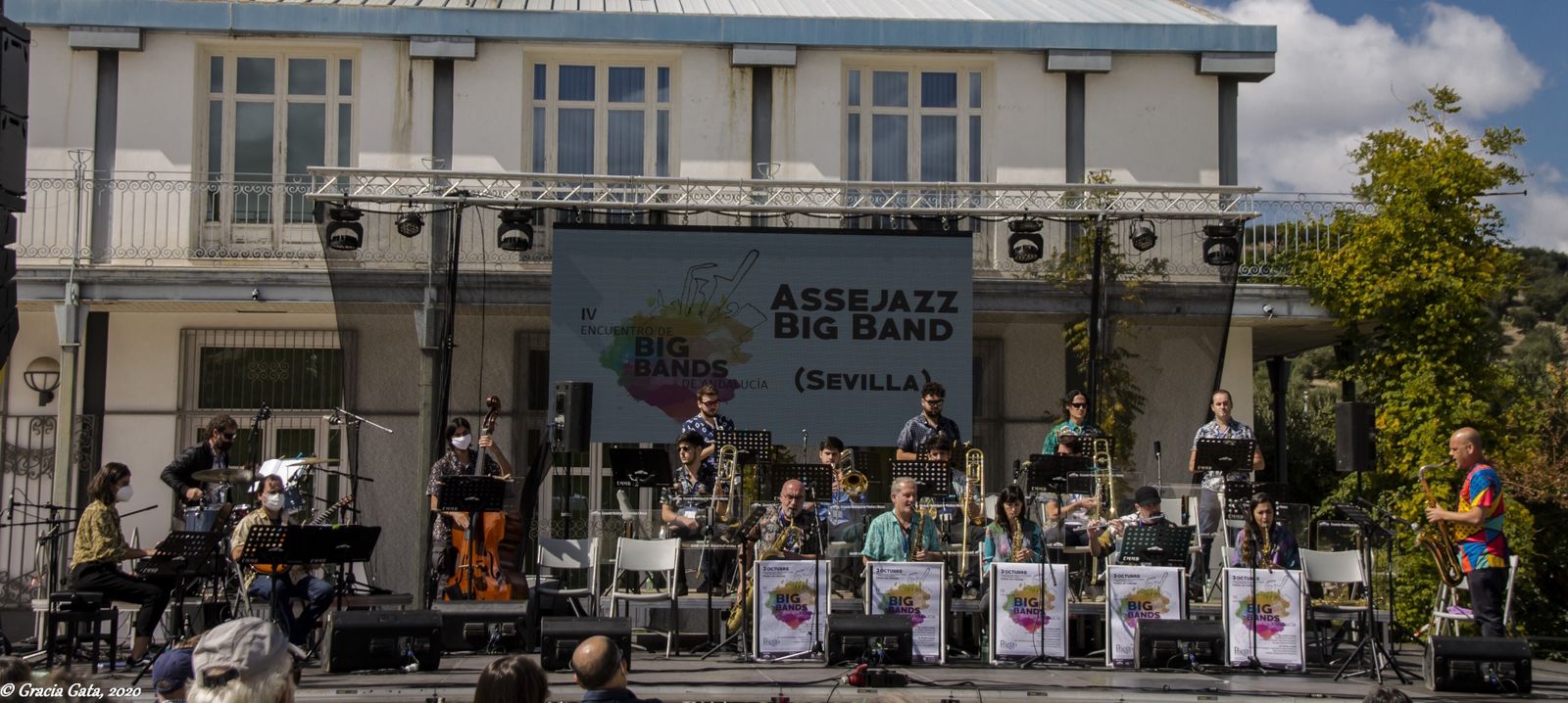 La Assejazz Big Band viajó desde Sevilla a la localidad cordobesa.