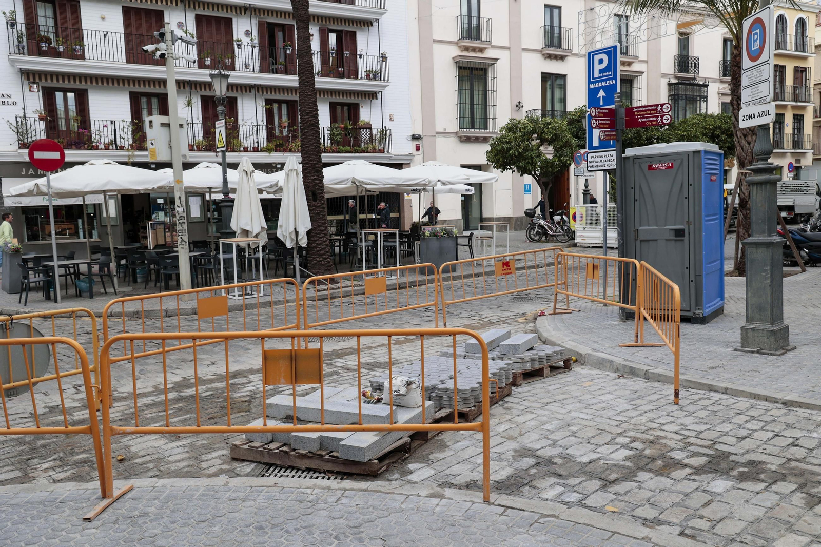 Así avanzan las obras en la calle Zaragoza