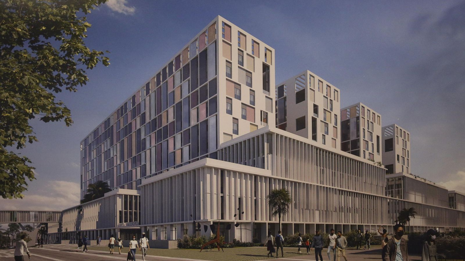 Imagen del hospital cuya apertura ahora se aplaza a 2032. Imagen del hospital cuya apertura ahora se aplaza a 2032.