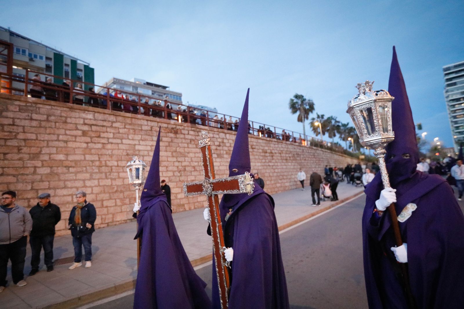 La procesión del Encuentro, en imágenes