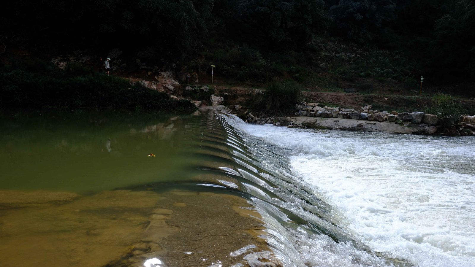 Río Guadiaro a su paso por la Estación de Benaoján.