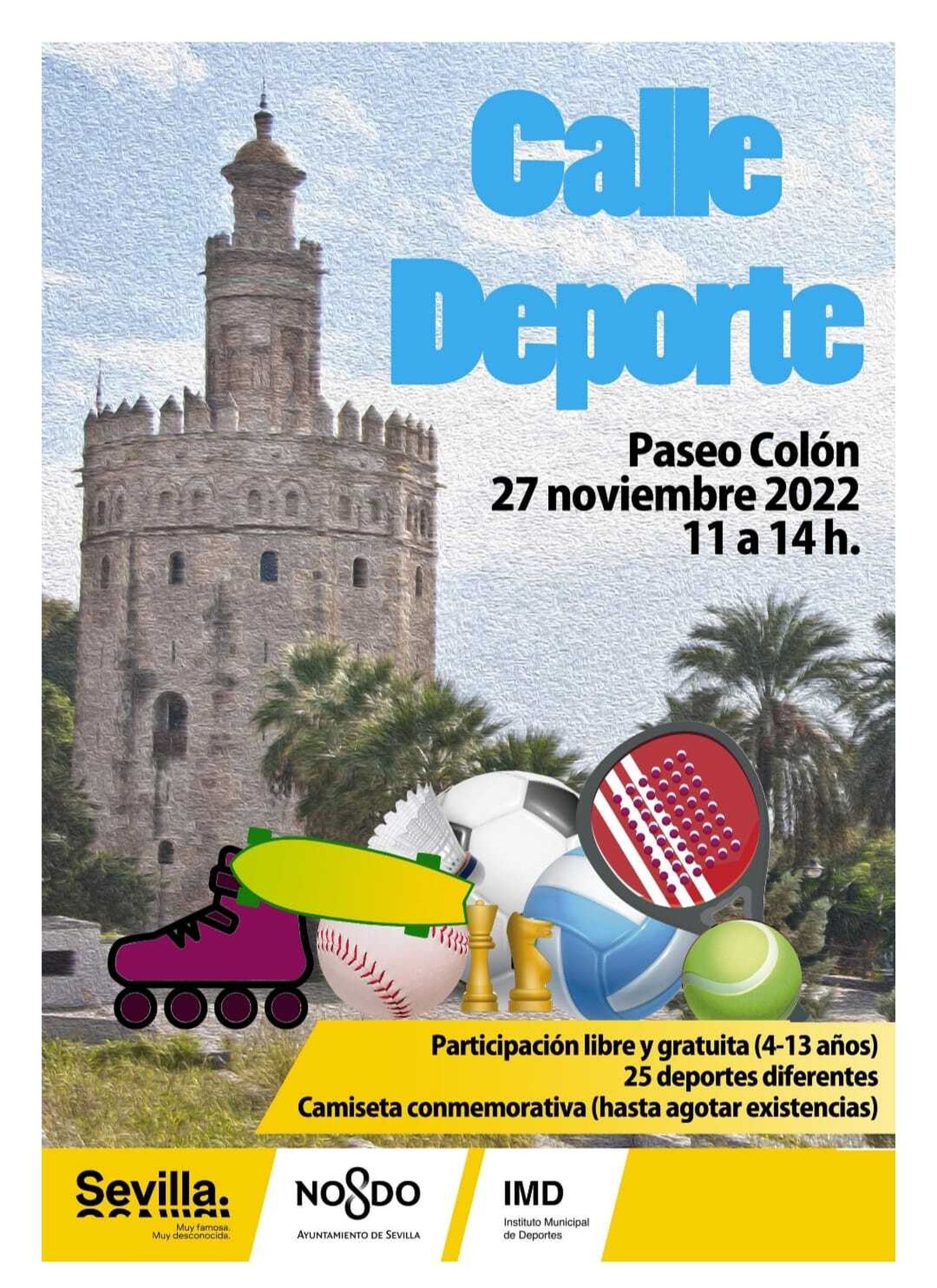 Cartel de Calle Deporte.