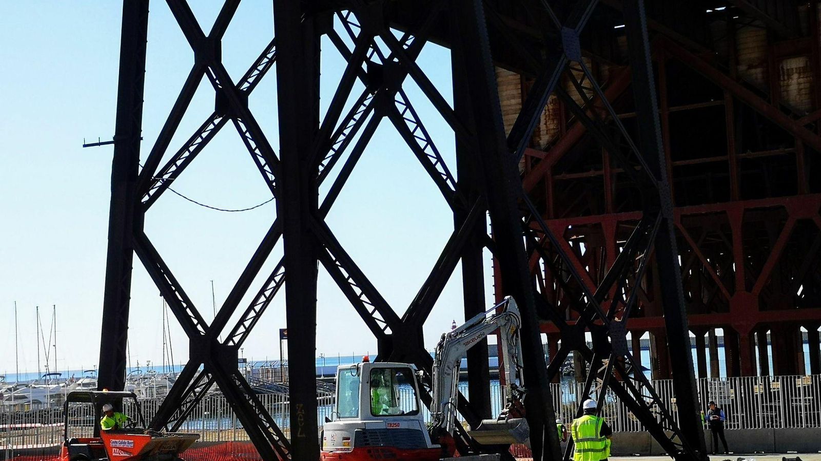 Otra imagen de los trabajos ya en marcha