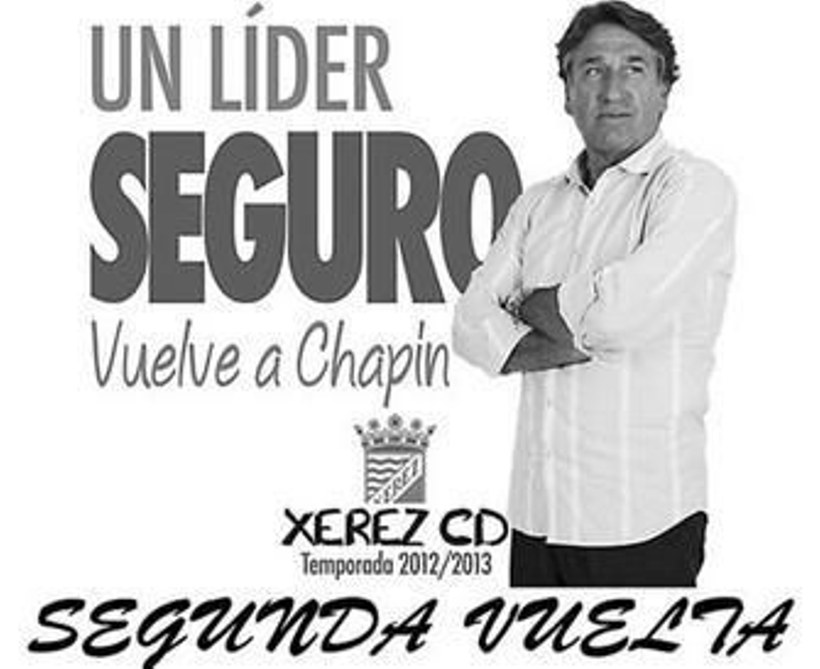 Cartel de la campaña de abonados para la segunda vuelta.