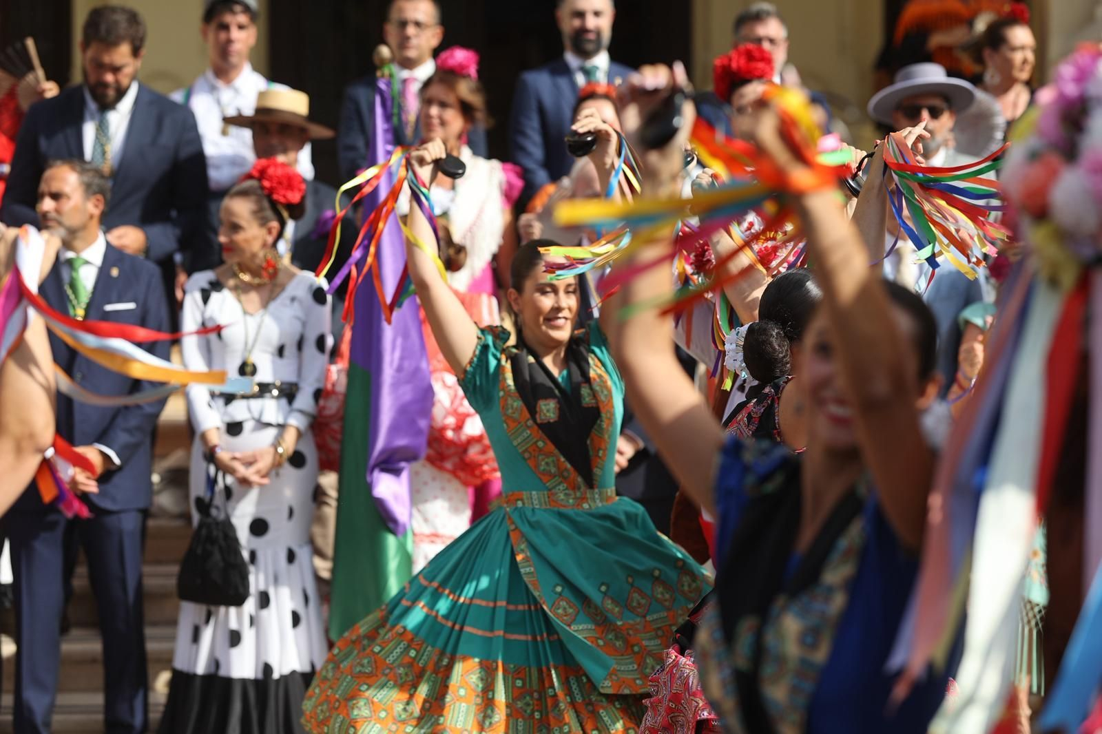 La Romería al Santuario de la Victoria que inicia la Feria de Málaga, en imágenes