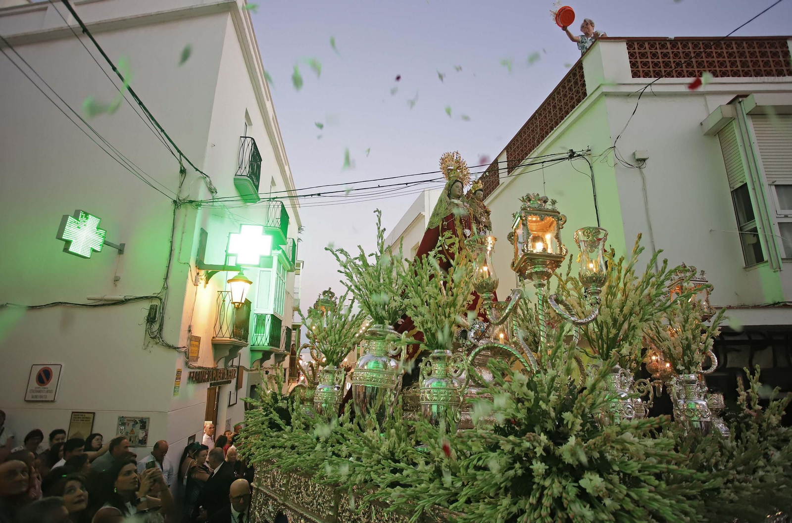 Fotos de la procesión de la Virgen de la Luz en Tarifa