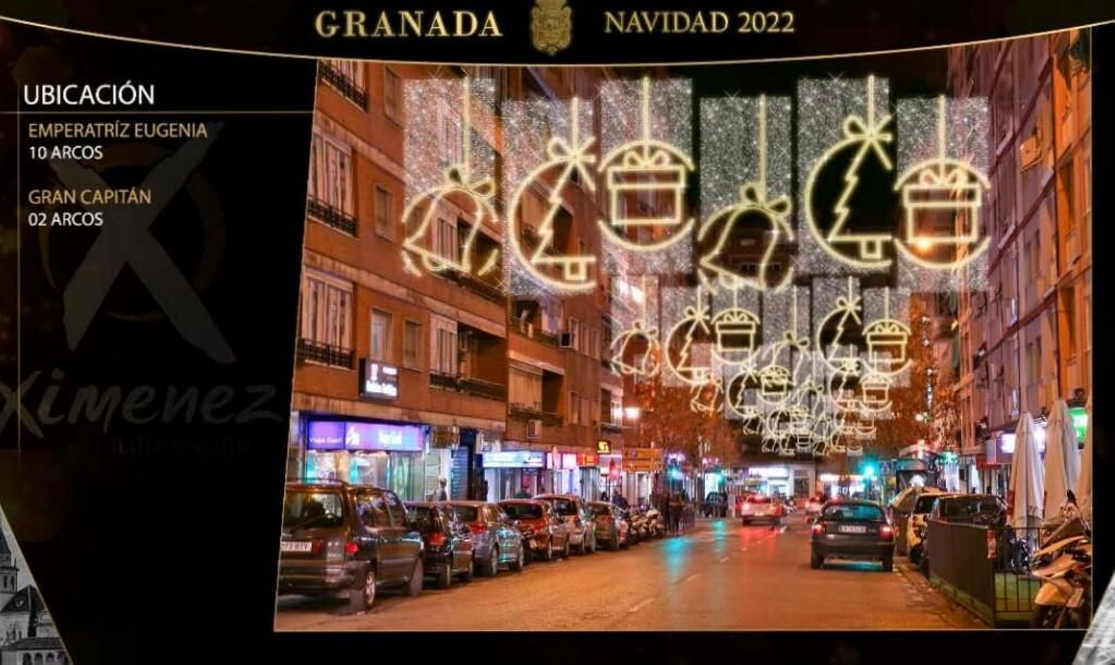 Estas son las luces de Navidad del Centro de Granada, calle por calle