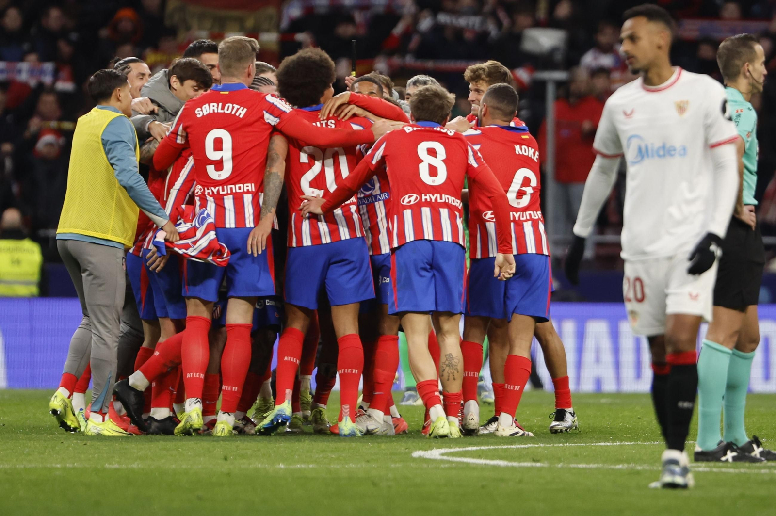Las fotos del Atlético de Madrid - Sevilla