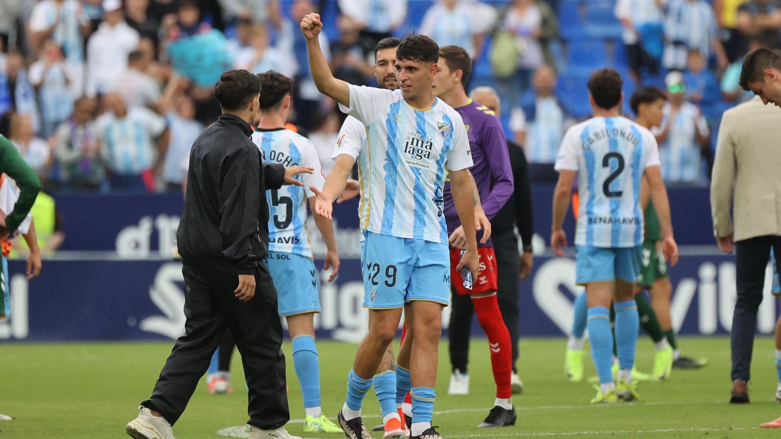 El Málaga CF - Eibar, en fotos