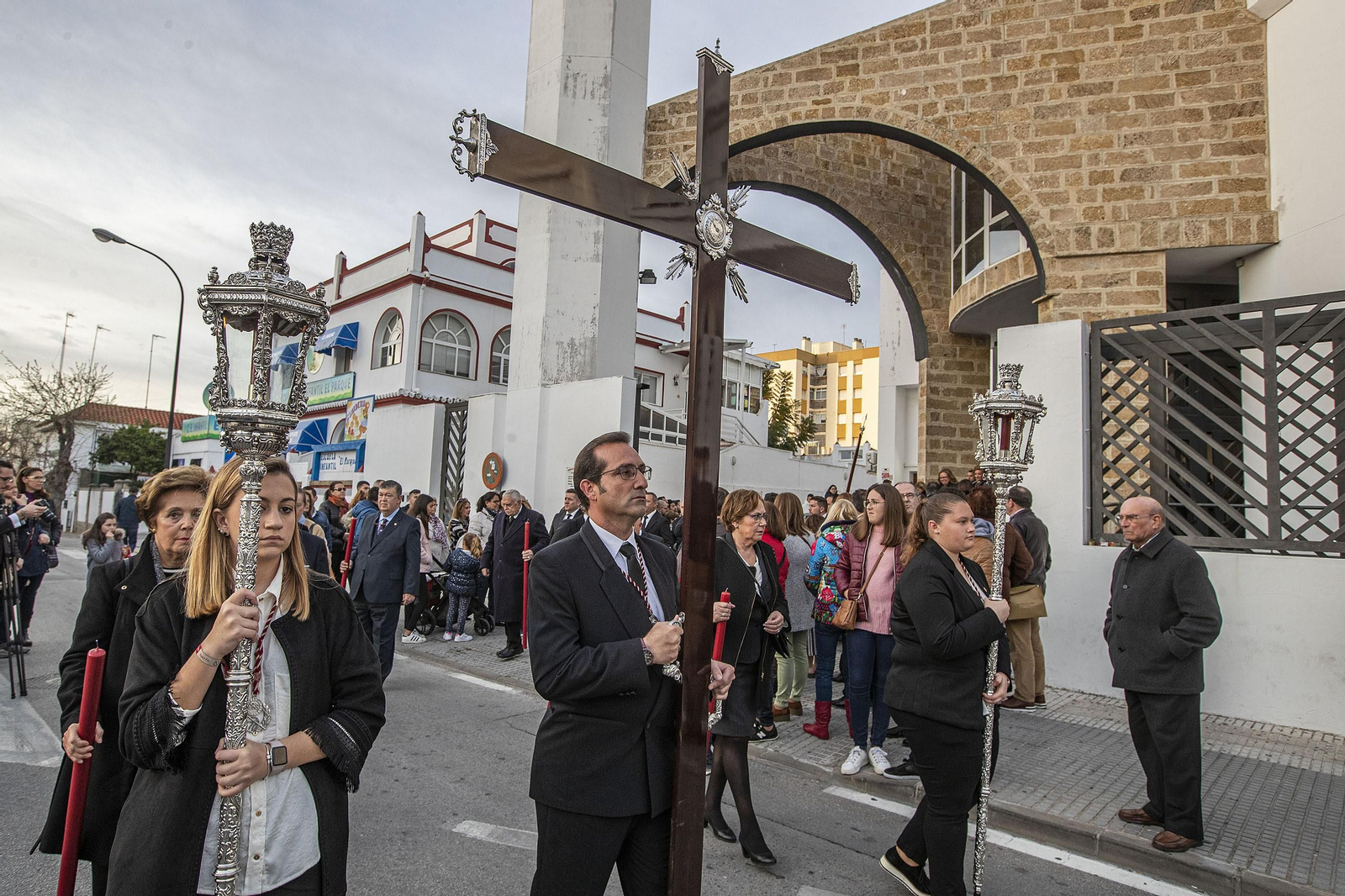 El vía crucis del Prendimiento de San Fernando