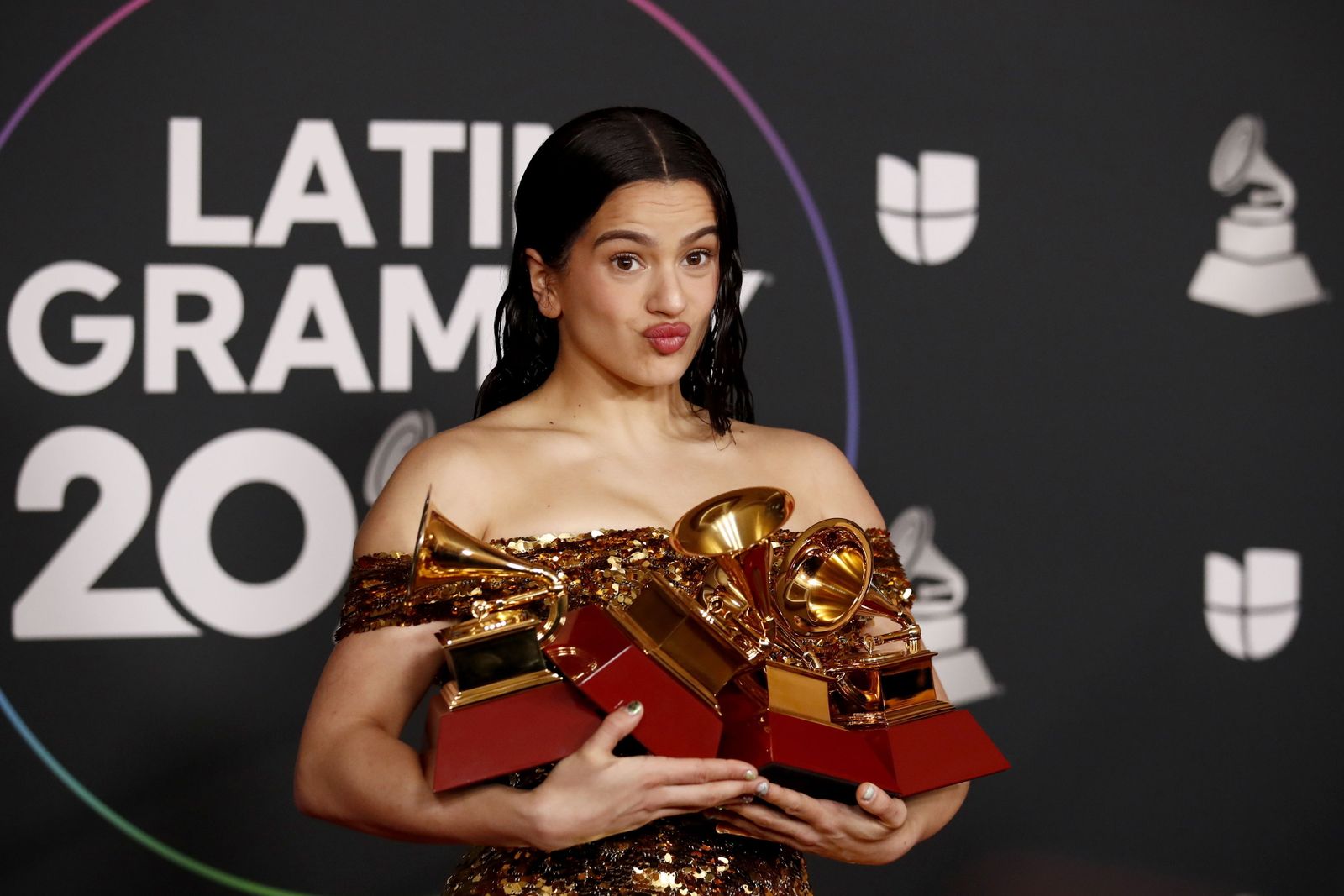 La alfombra roja de los Grammy latinos