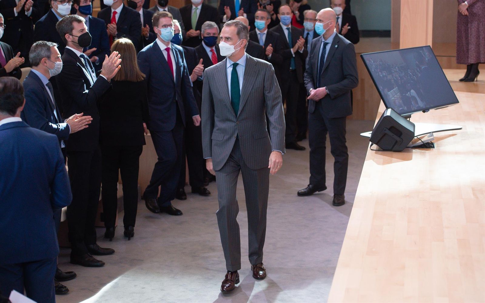 El Rey Felipe VI durante un acto oficial.