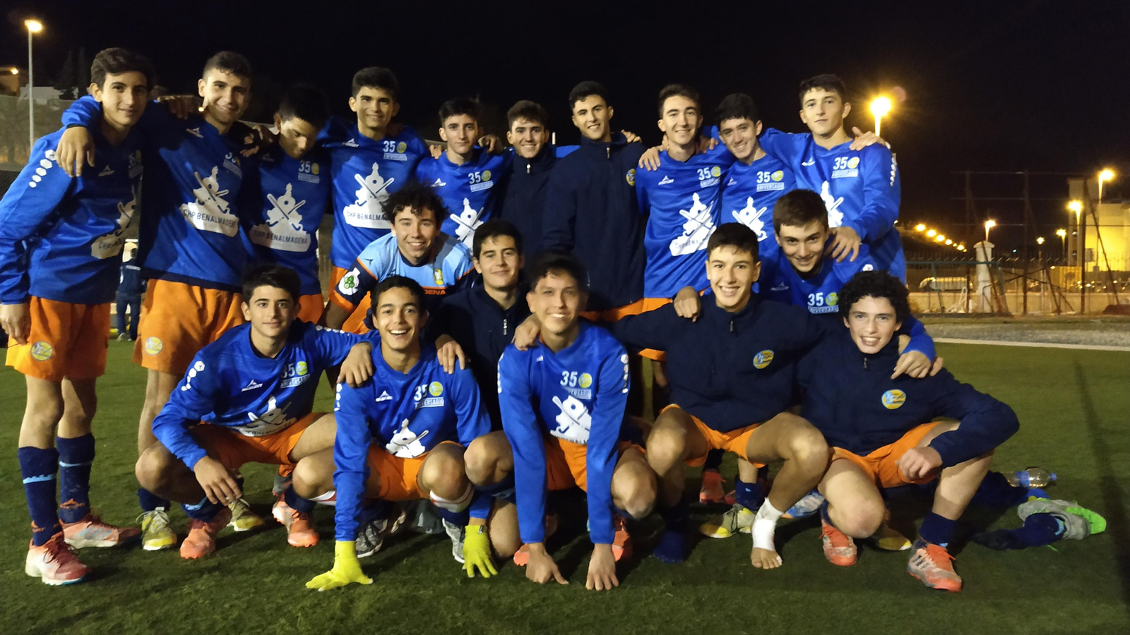 Los jugadores del Hockey Benalmádena.