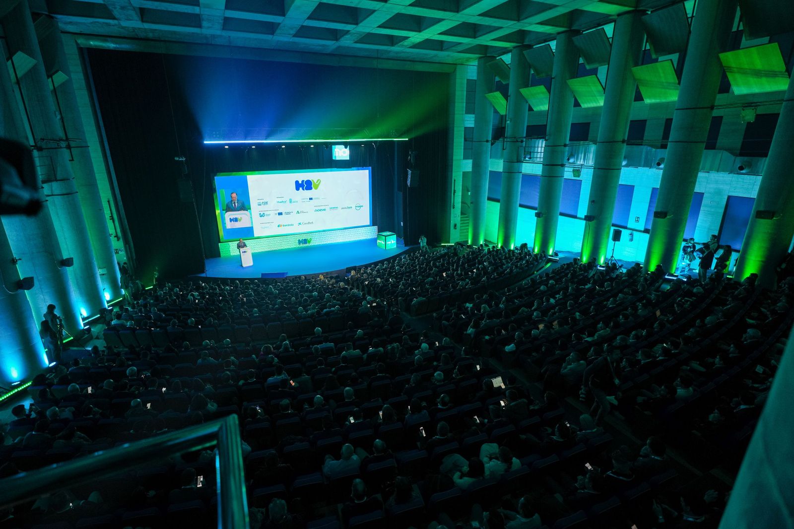 El auditorio de la Casa Colón, repleto durante la inauguración de la segunda edición del Congreso.