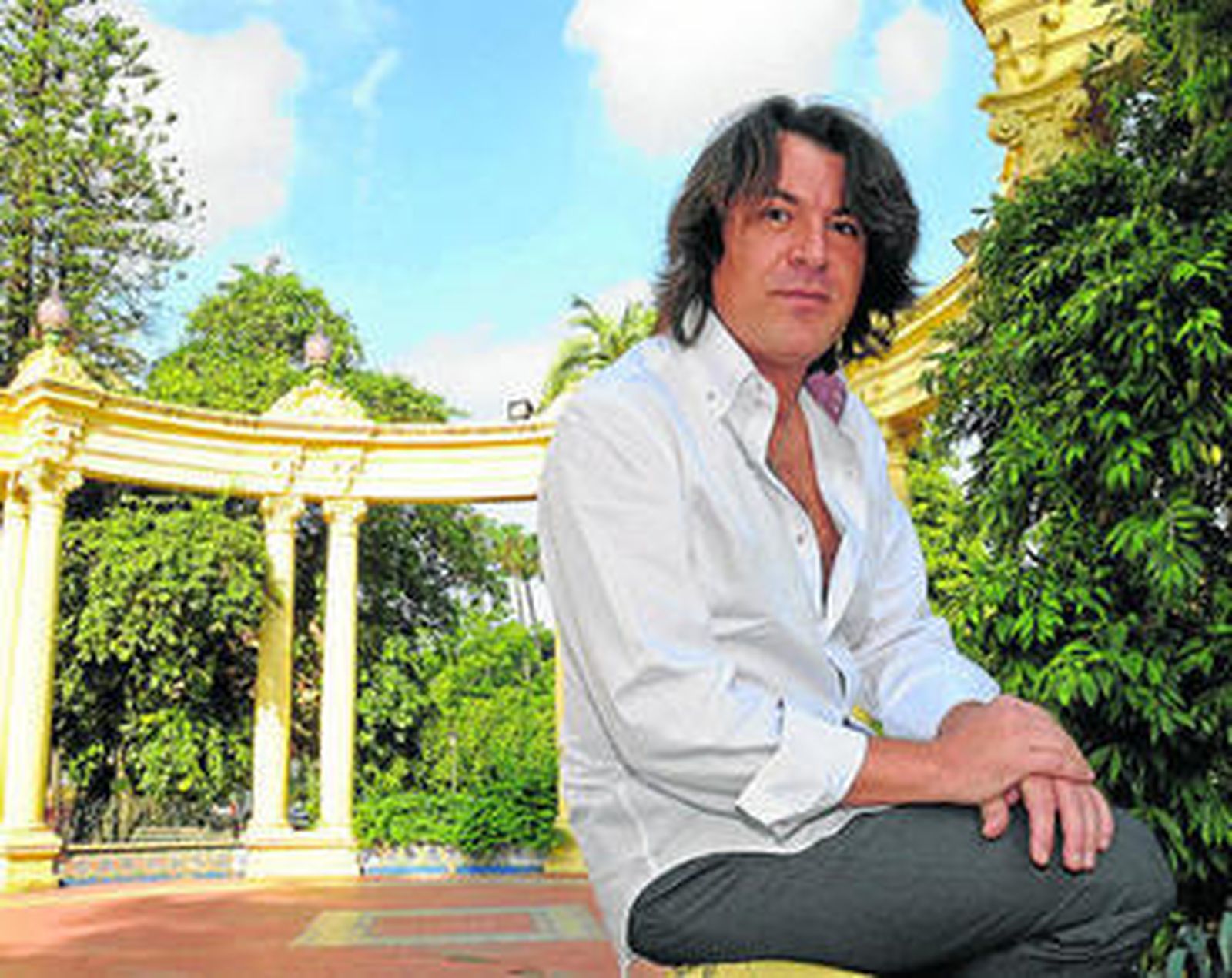 David Peña 'Dorantes' (Lebrija, 1969) estrena hoy en el Maestranza su espectáculo 'Sin Muros'.