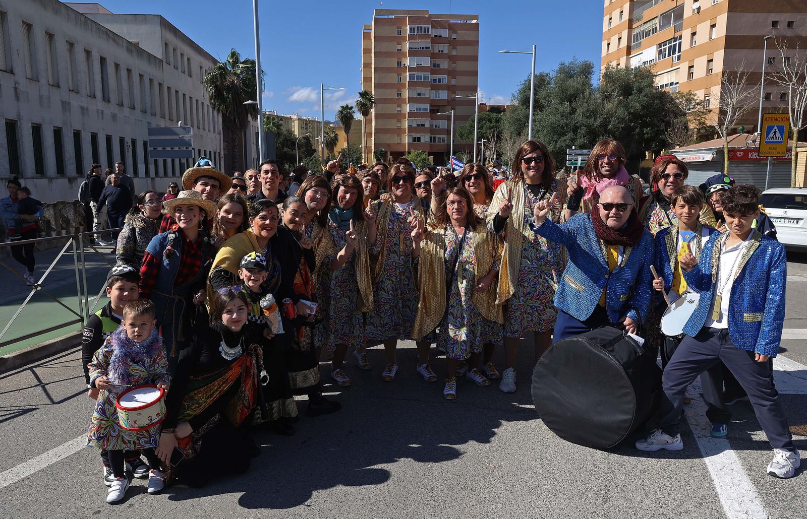 La cabalgata de agrupaciones del Carnaval de Algeciras, en imágenes