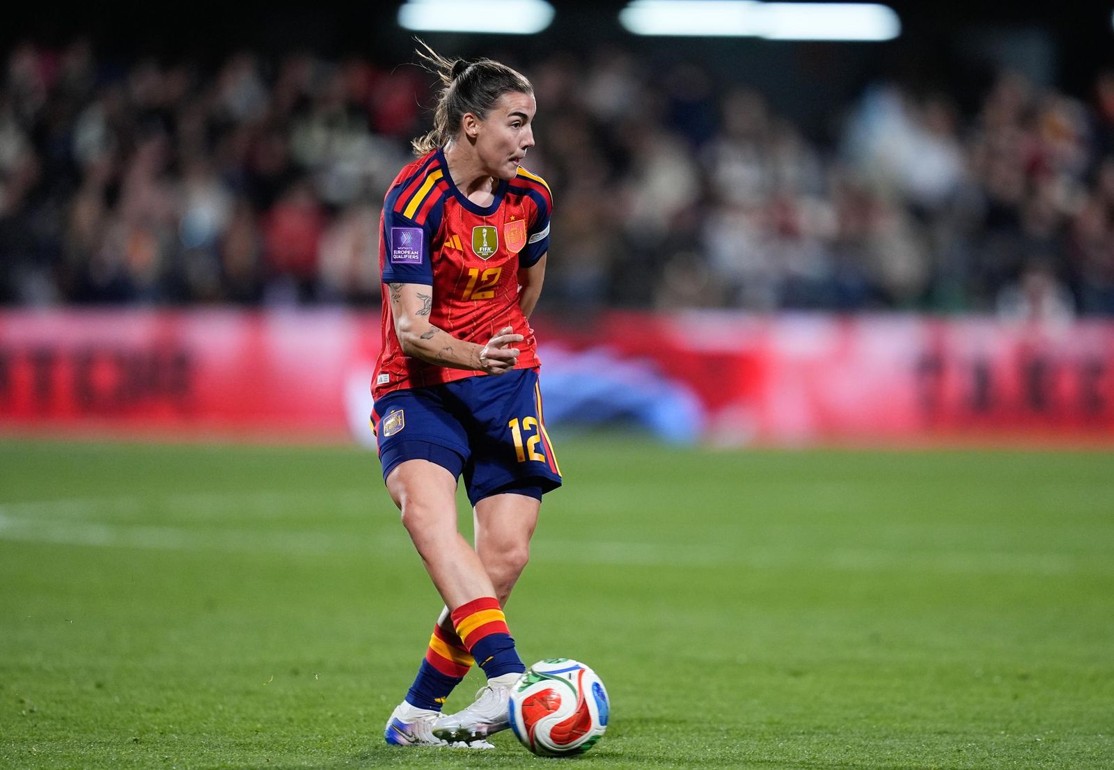 Las fotos del España-Islandia de fútbol femenino