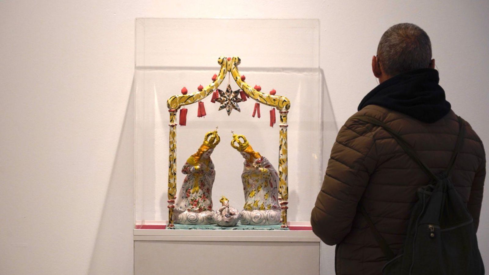 Una de las obras que conforman la exposición artística.