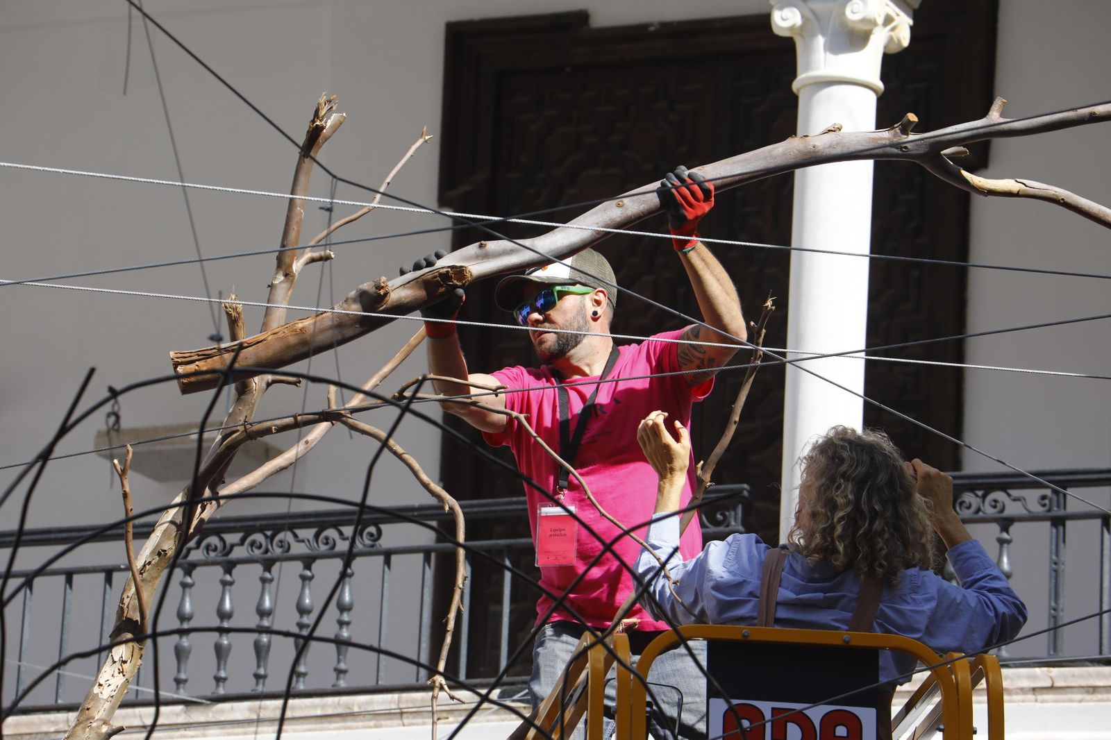El montaje del Festival Flora, en imágenes