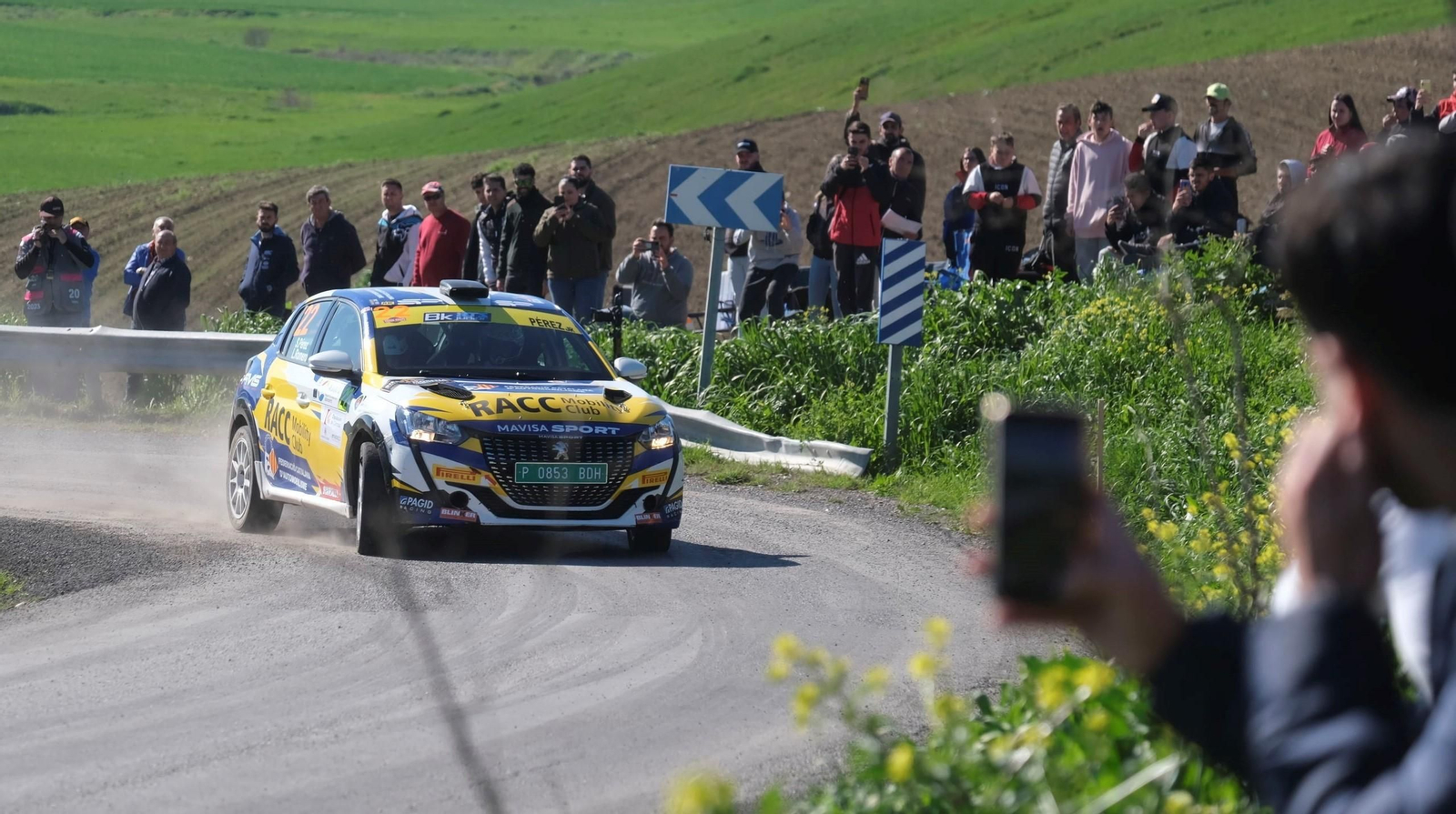 Uno de los participantes en la última edición del Rallye Sierra Morena.