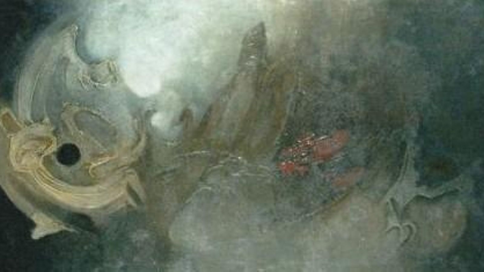 Obra sin título del período informalista (1960).