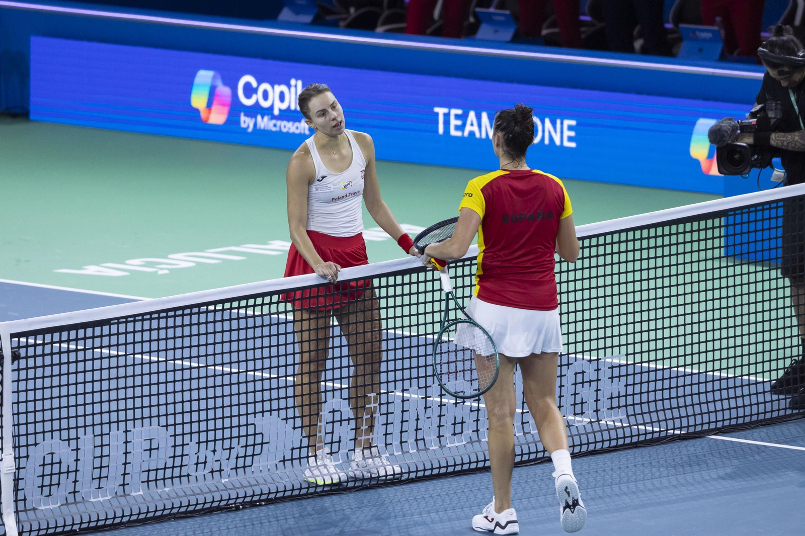 El España-Polonia de la Billie Jean King, en fotos