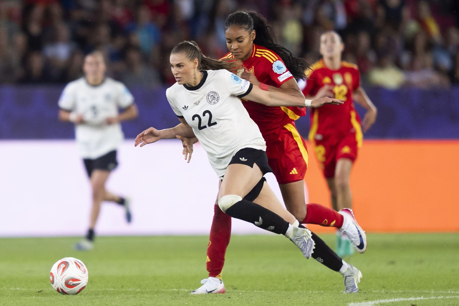 Las mejores imágenes del pase a la final de España ante Alemania en la Eurocopa femenina