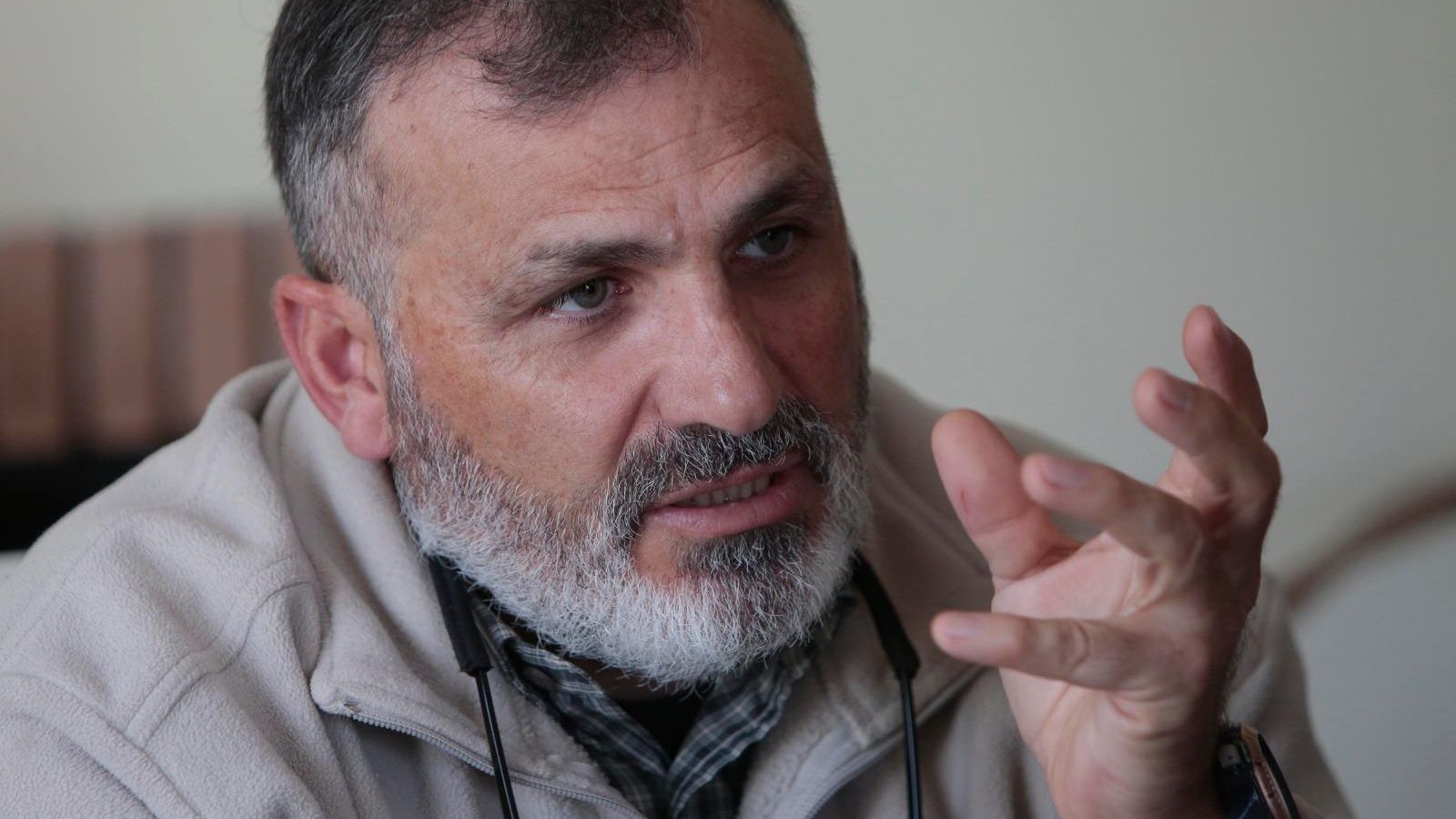 Casimiro Villegas, durante un momento de la entrevista.