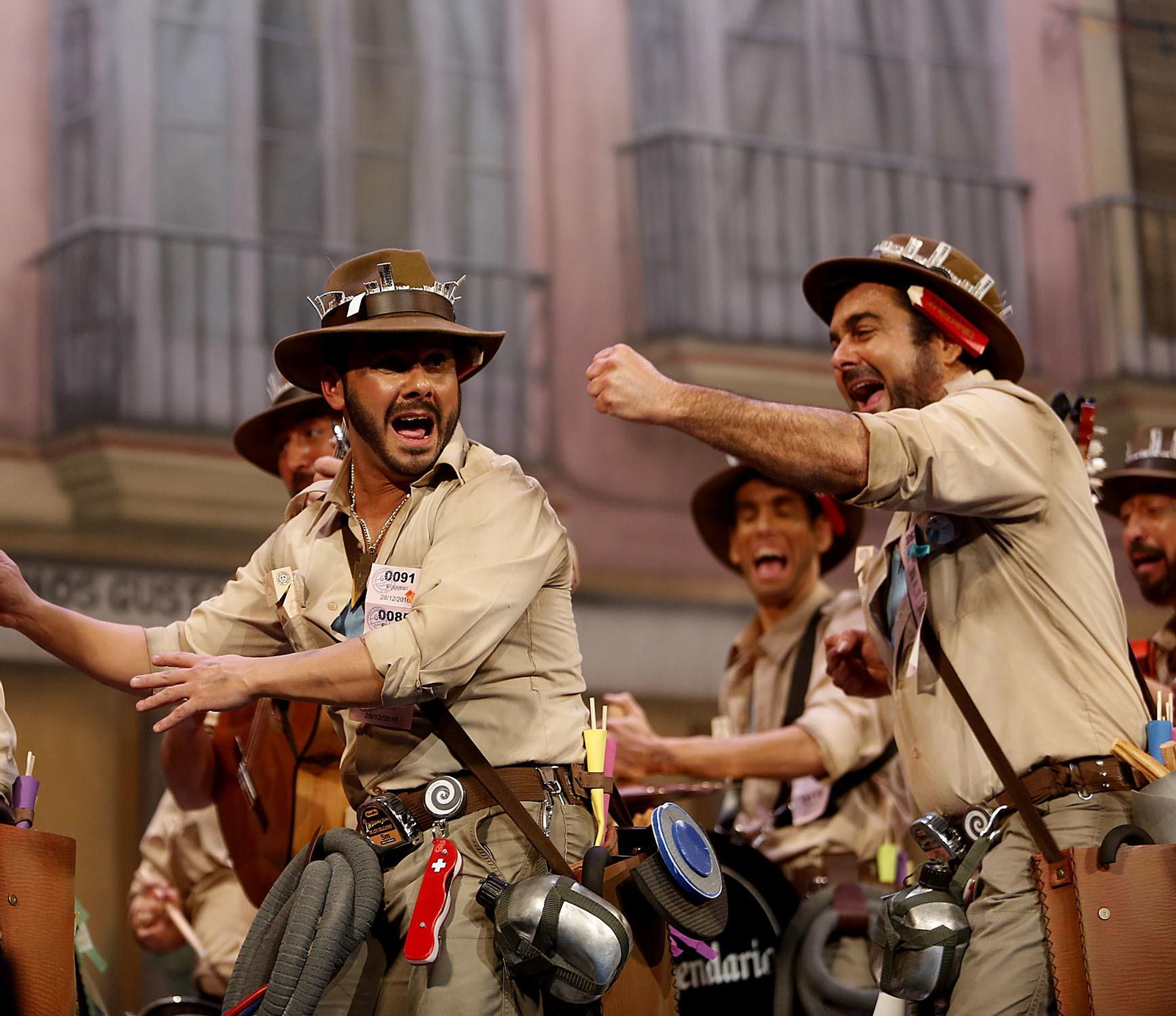 Las imágenes de la sexta función de cuartos